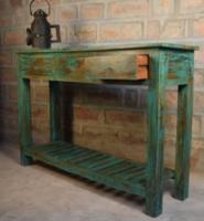Mueble Aparador cómoda de madera maciza de acacia vintage
