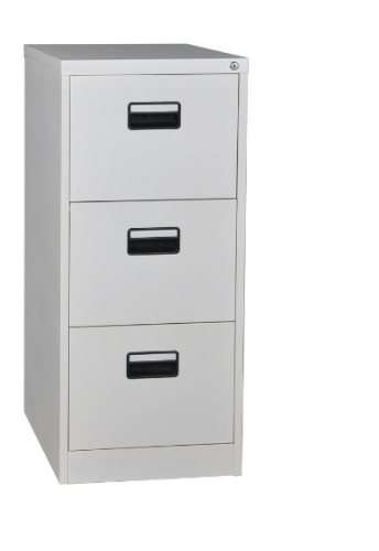 Archivador metálico. Mueble archivador con 3 cajones. Cajonera metálica.