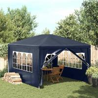 Carpa para fiestas azul 3x6 m