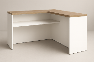 Recepción o Mostrador angle roble