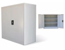 Armario de oficina de metal 2 puertas 90 cm