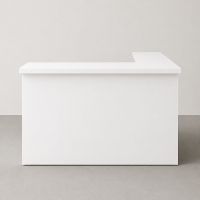 Recepción o Mostrador Santorini 120cm blanco