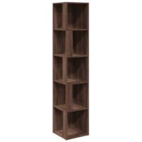 Mueble de esquina madera contrachapada  Roble 33x33x164,5 cm