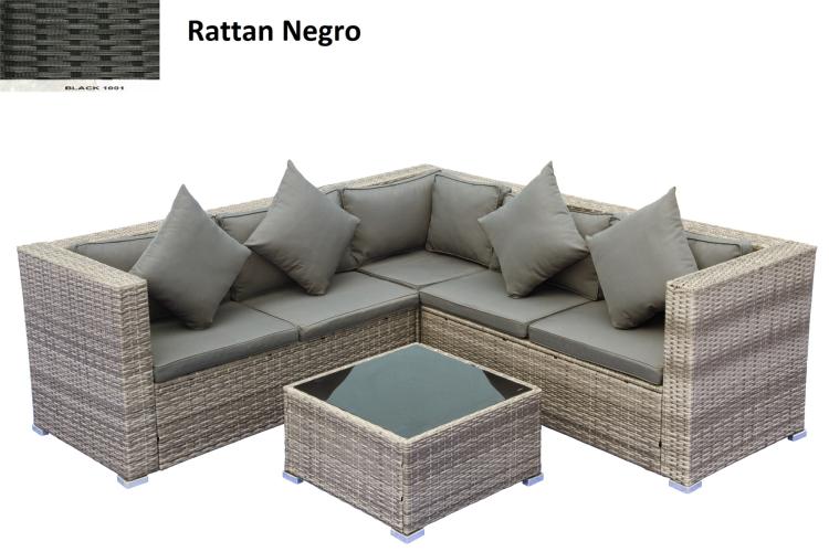 Conjunto Set de muebles de jardín Poli Ratán Vietnam