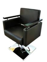 SILLON DE PELUQUERIA TAPIZ NEGRO BOSTON