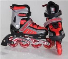 Patines de línea ajustable. Patín 4 ruedas