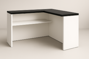 Recepción o Mostrador angle Negro