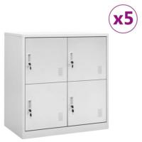 Taquilla de metal 4 puertas 5 UNIDADES