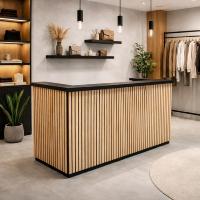 Recepción o Mostrador RD Negro 120cm